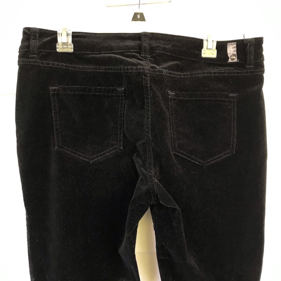 Lauren Conrad Black Velvet Skinny Pants - Picture 6 of 10